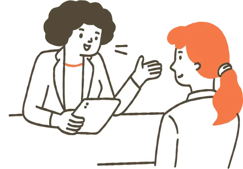 相談をイメージしたイラスト